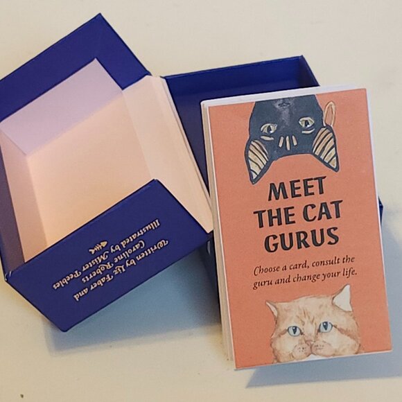 Cat Gurus: Wisdom from the World's GREATEST Felines 50 Card Set MINI Set - Picture 4 of 9